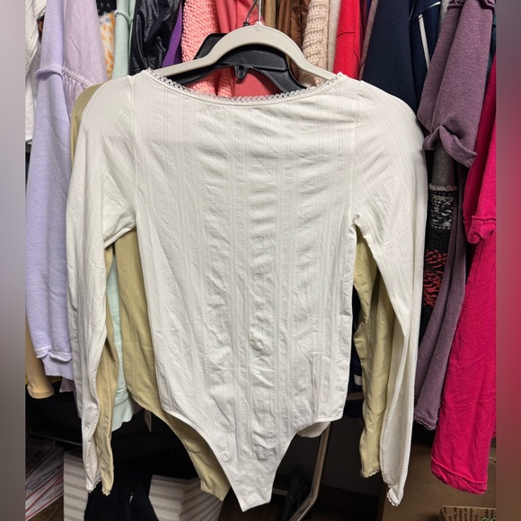 Intimately Playing Favorites Bodysuit - White  XS/SM Retail $68 - Picture 5 of 6